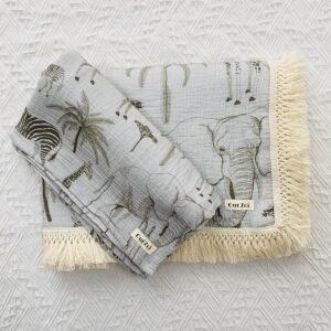 Baby & Mom Matching Muslin Blanket Set